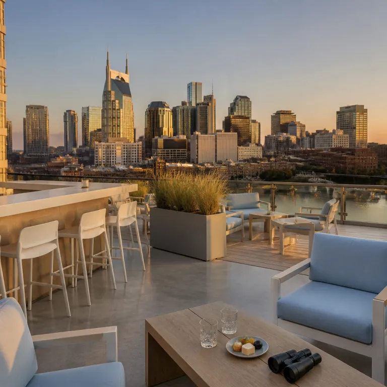 Nashville Rooftop Bars With Views: How Hotel Guests Can Make the Most of the Skyline