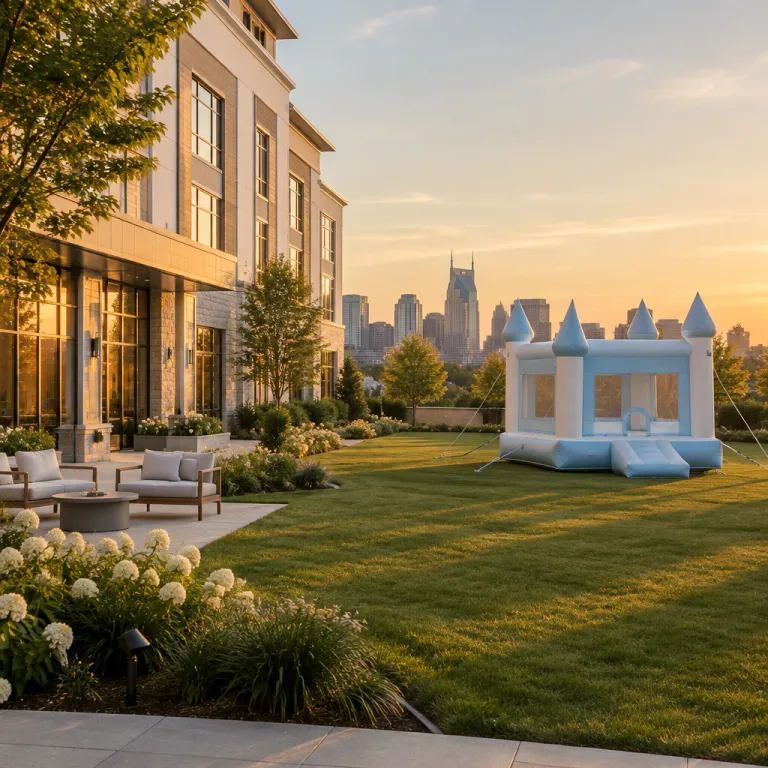 Elegant hotel stays near the best jump house rentals in Nashville, TN